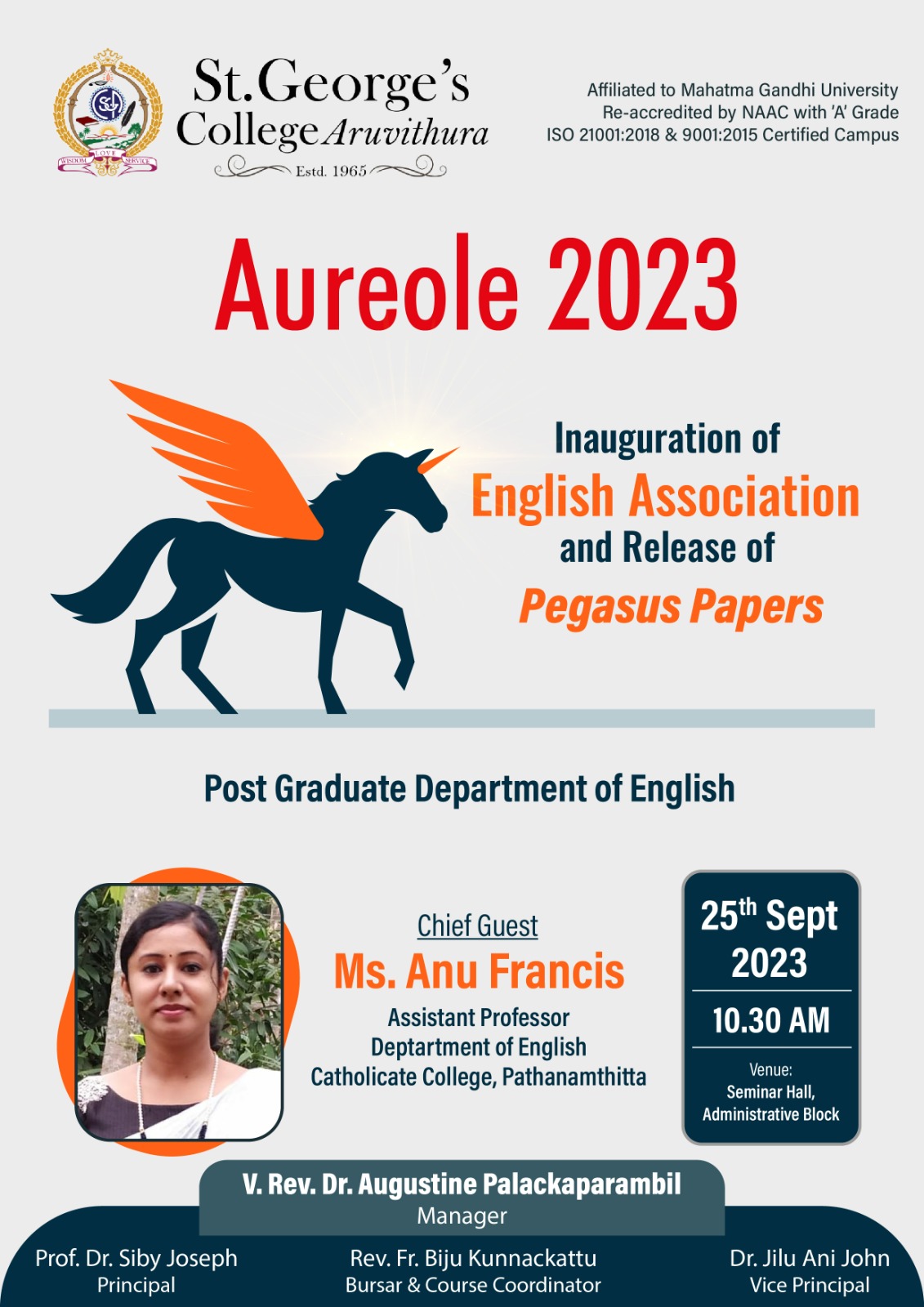 Aureole 2023: Department of English Association Inauguration